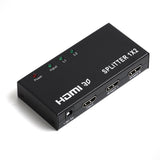 ARIZONE HDMI Splitter 1 in 2 Out 108p HDMI Splitter Support HDCP, HDR 1 in 2 out HDMI Video Switcher Compatible with TV/HDTV/Laptop/PS5/4/3/Switch/Xbox/DVD